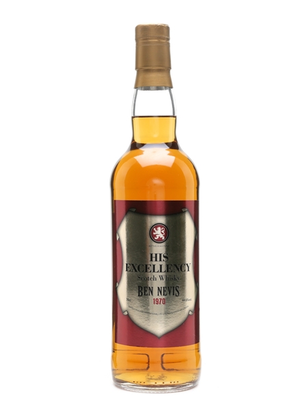 Ben Nevis 1970 Single Blend 44 Year Old His Excellency, Malts Of Scotland 70cl / 44.6%