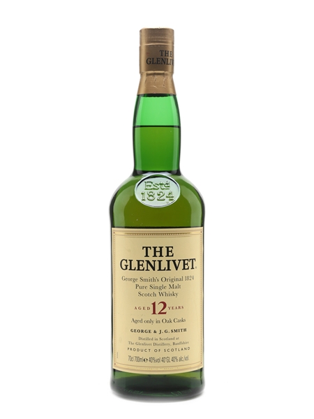 Glenlivet 12 Year Old Old Presentation 70cl / 40%