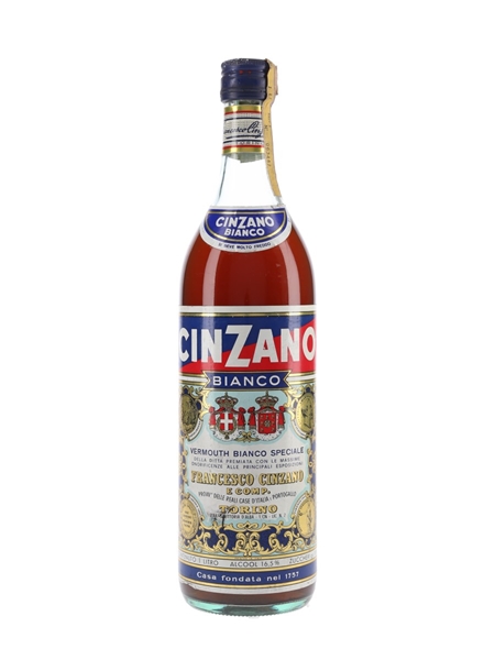 Cinzano Bianco Bottled 1970s 100cl / 16.5%