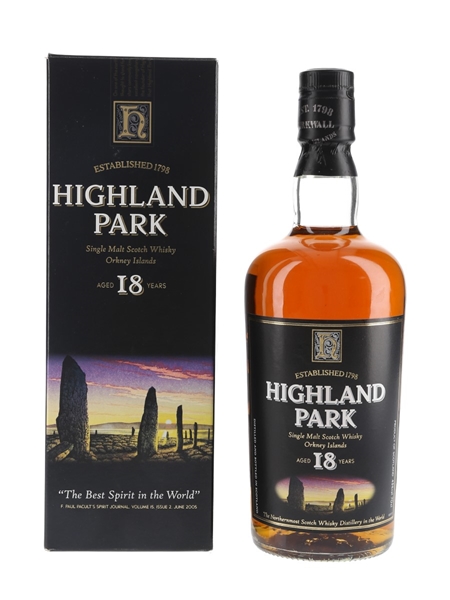Highland Park 18 Year Old Bottled 2000s 70cl / 43%