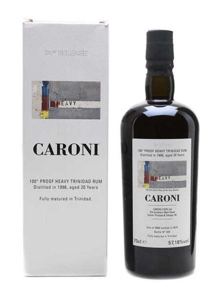 Caroni 1996 100 Proof Heavy Rum 20 Year Old - Velier 70cl / 57.18%