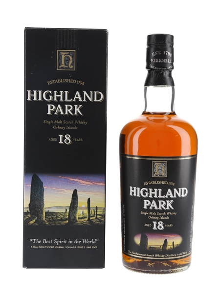 Highland Park 18 Year Old Bottled 1990s-2000s 70cl / 43%