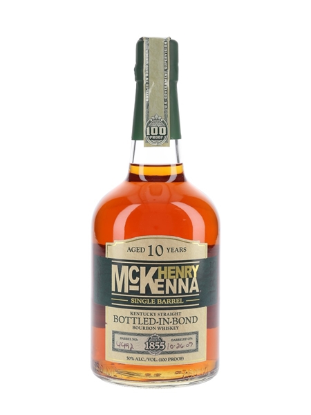 Henry McKenna 2007 10 Year Old Bottled In Bond Single Barrel No.4492 75cl / 50%