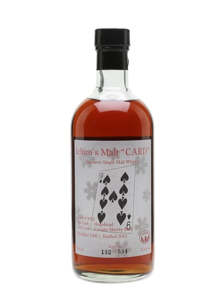 Hanyu 1990 Ichiro's Malt Nine Of Spades Card Series - Cask #9022 70cl / 52.4%