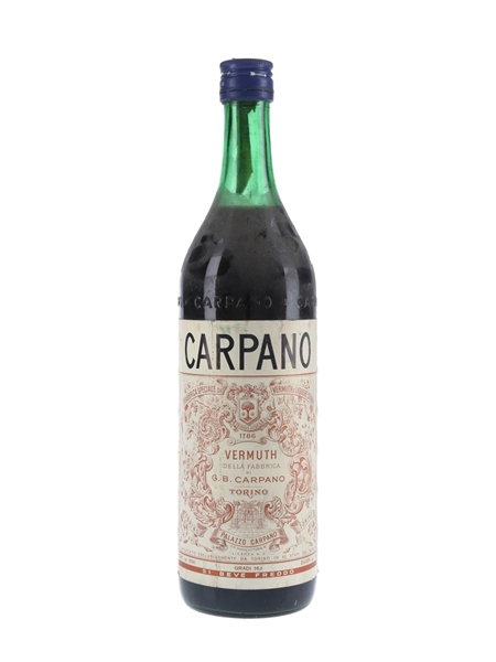 Carpano Vermuth Bottled 1960s 100cl / 16.5%