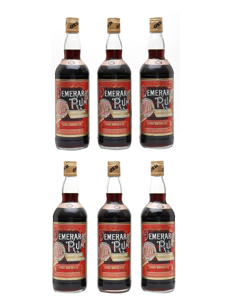 George Morton OVD Old Vatted Demerara Rum Bottled 1980s 6 x 75cl / 57.1%