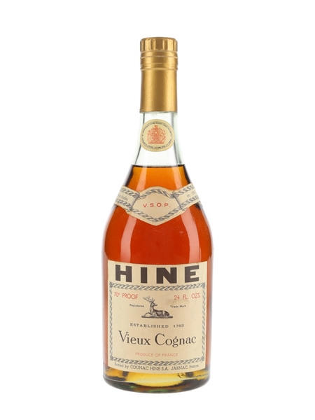 Hine VSOP Vieux Cognac Bottled 1960s 68cl / 40%