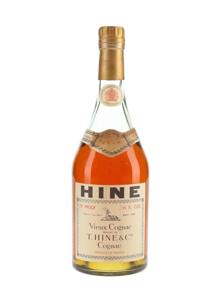 Hine VSOP Vieux Cognac Bottled 1960s 68cl / 40%