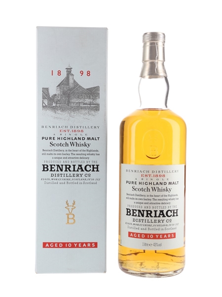 Benriach 10 Year Old Bottled 1990s 100cl / 43%