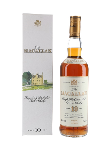 Macallan 10 Year Old Bottled 1990s 70cl / 40%