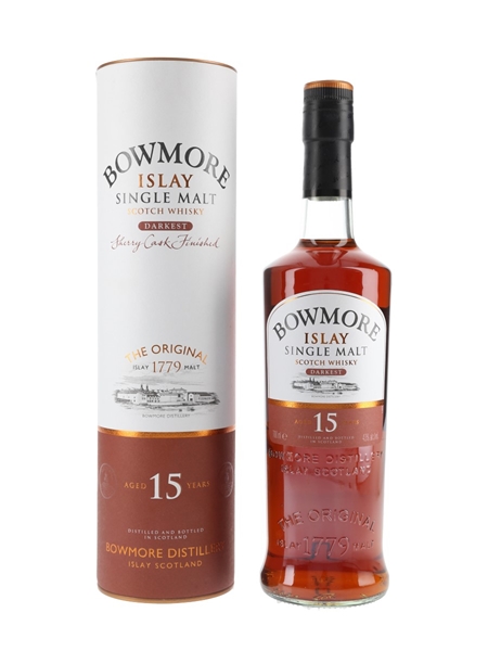 Bowmore 15 Year Old Darkest Sherry Cask Finished 70cl / 43%