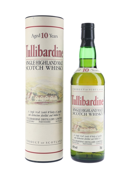 Tullibardine 10 Year Old Bottled 1990s 70cl / 40%