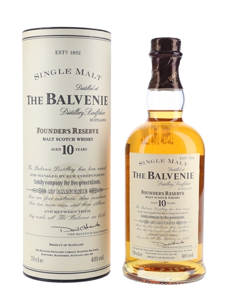 Balvenie 10 Year Old Founder's Reserve Bottled 1990s 70cl / 40%