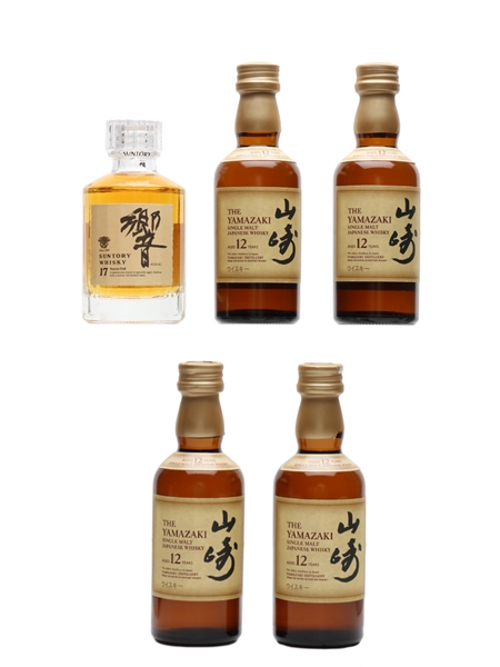 Hibiki 17 Year Old & Yamazaki 12 Year Old  5 x 5cl / 43%