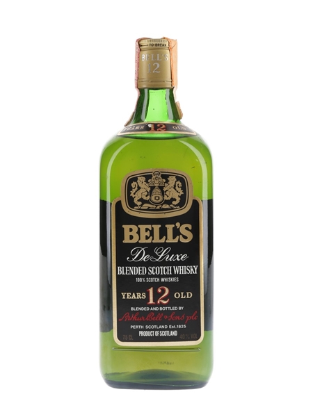 Bell's 12 Year Old De Luxe Bottled 1980s 75cl / 40%