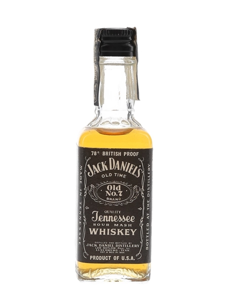 Jack Daniel's Old No.7 Bottled 1970s 4.7cl / 44.5%