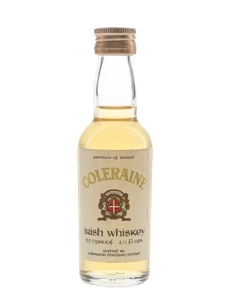 Coleraine Irish Whiskey Bottled 1970s 7.1cl / 37.5%