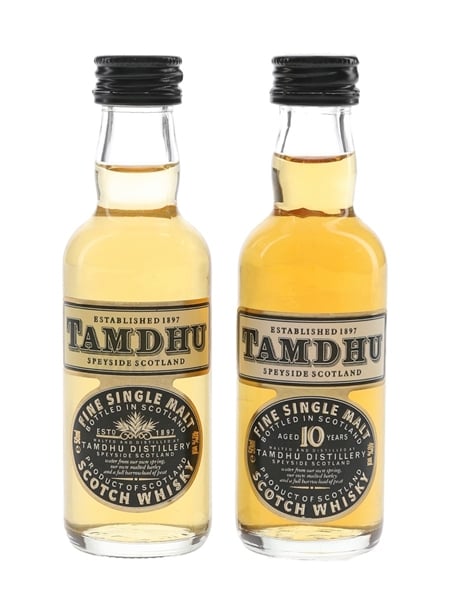 Tamdhu 10 Year Old & Fine Single Malt Bottled 1990s 2 x 5cl