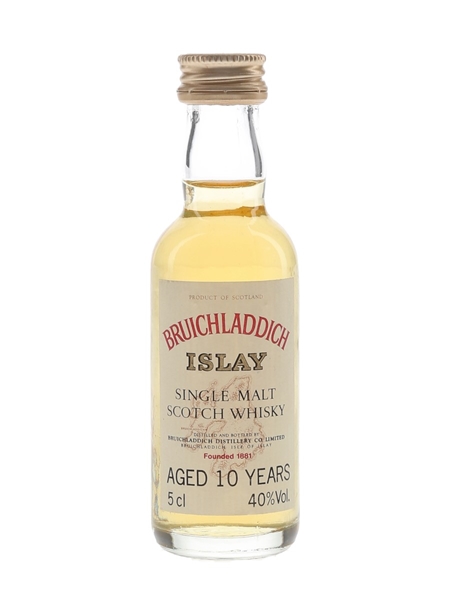 Bruichladdich 10 Year Old Bottled 1980s 5cl / 40%