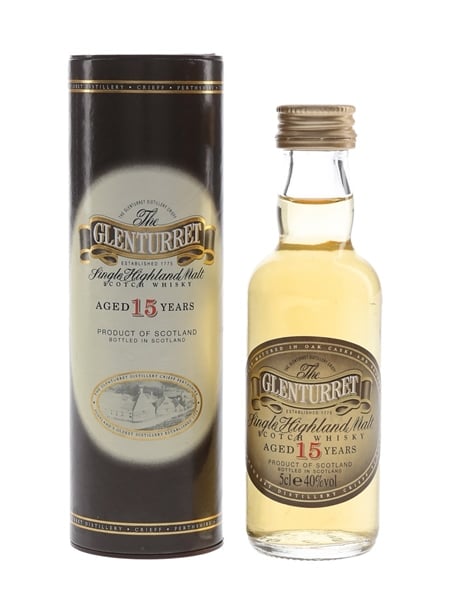 Glenturret 15 Year Old Bottled 1990s 5cl / 40%