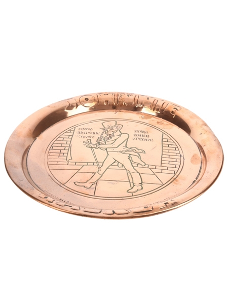 Johnnie Walker Copper Plate  34cm Diameter