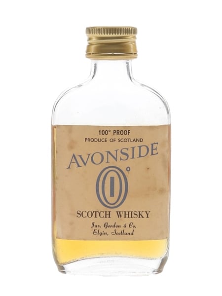 Avonside 100 Proof Bottled 1960s-1970s - James Gordon 5cl / 57%