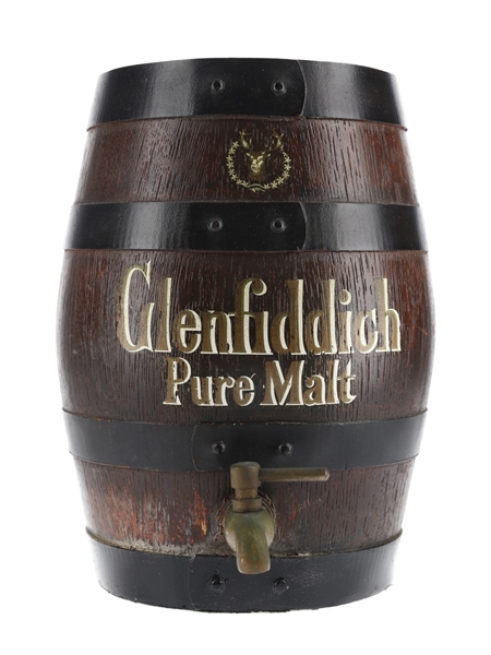 Glenfiddich Pure Malt Barrel Dispenser  29cm Tall