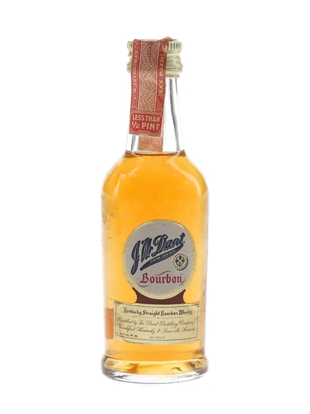 J W Dant Genuine Bourbon Bottled 1970s 5cl / 43%