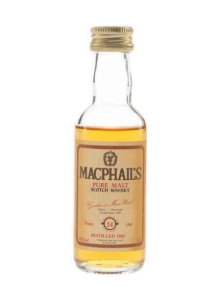 MacPhail's 1965 24 Year Old Gordon & MacPhail 5cl / 40%