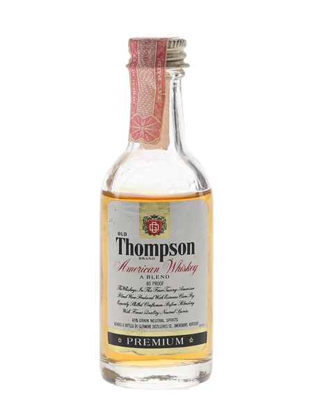 Old Thompson Premium Bottled 1970s-1980s 5cl