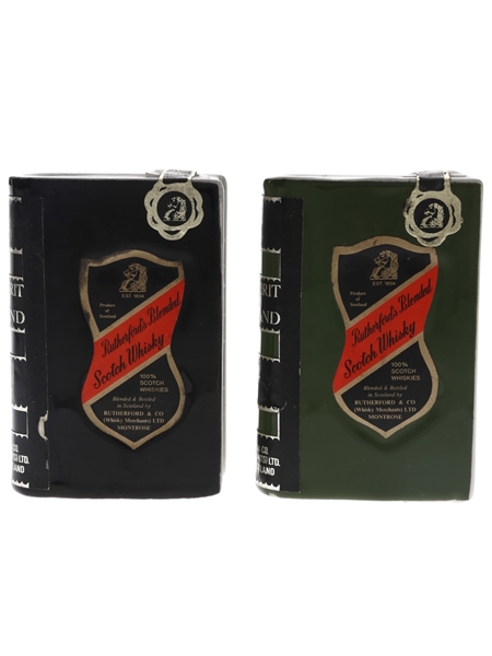 Rutherford's The Spirit Of Scotland Vol. I & II Bottled 1980s 2 x 5cl