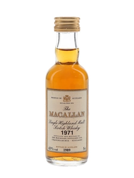 Macallan 1971 Bottled 1989 5cl / 43%