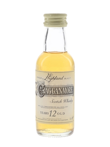 Cragganmore 12 Year Old Bottled 1980s-1990s 5cl / 40%