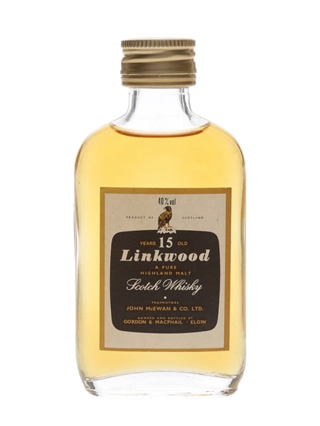 Linkwood 15 Year Old Bottled 1980s - Gordon & MacPhail 5cl / 40%