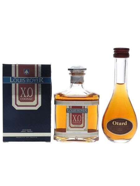 Louis Royer XO & Otard VSOP  3cl & 5cl / 40%