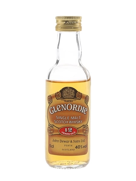 Glenordie 12 Year Old Bottled 1980s 5cl / 40%