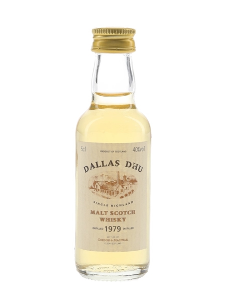 Dallas Dhu 1979 Bottled 1990s - Gordon & MacPhail 5cl / 40%