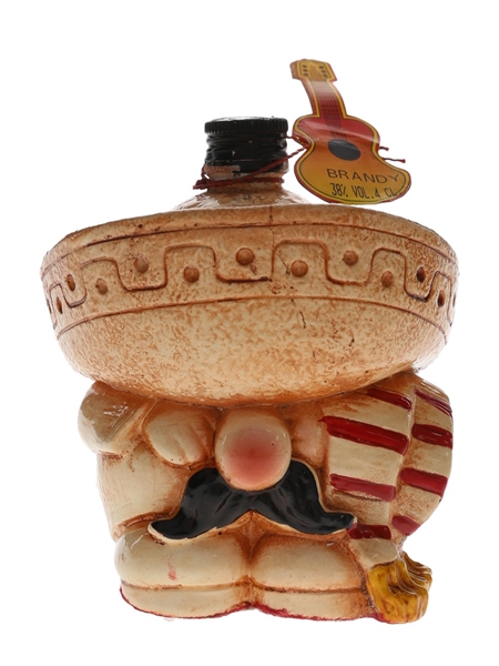 Bodega Garces Brandy Mexican Ceramic Decanter 4cl / 38%