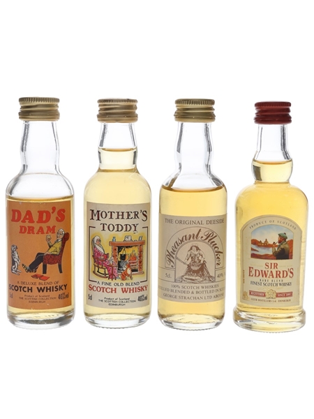 Assorted Blended Scotch Bottled 1970s-1990s 4 x 5cl / 40%
