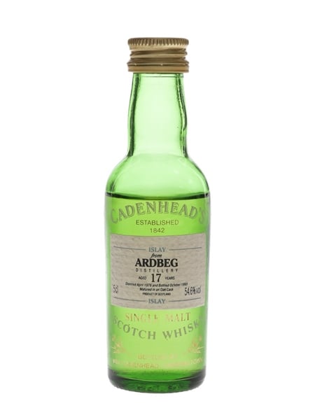 Ardbeg 1976 17 Year Old Bottled 1993 - Cadenhead's 5cl / 54.6%