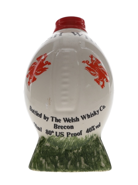 The Welsh Whisky Bottled 1970s-1980s - Rugby Ball Decanter 5cl / 40%