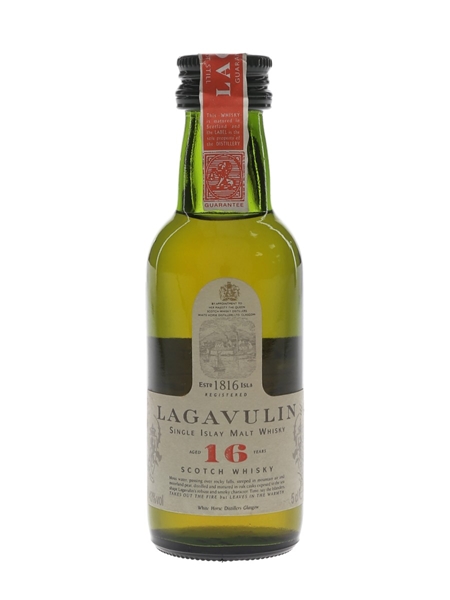 Lagavulin 16 Year Old Bottled 1990s - White Horse Distillers 5cl / 43%