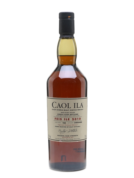 Caol Ila 1999 Single Cask Feis Ile 2010 70cl / 61.9%