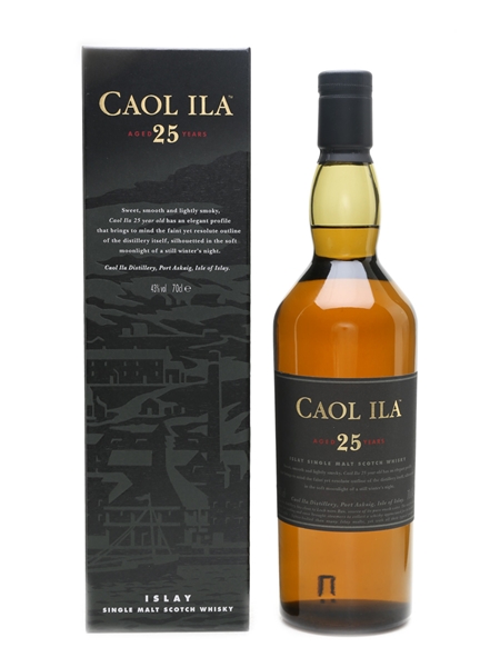 Caol Ila 25 Year Old  70cl / 43%