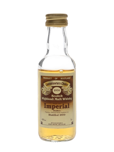 Imperial 1970 Connoisseurs Choice Bottled 1980s - Gordon & MacPhail 5cl / 40%
