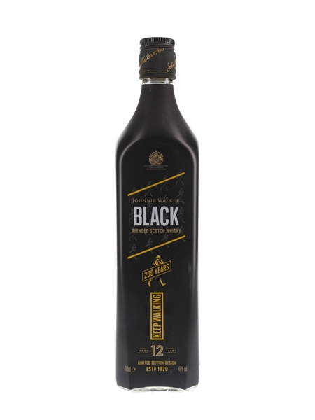 Johnnie Walker Black Label 12 Year Old - 200th Anniversary 70cl / 40%