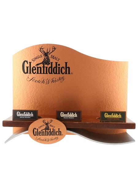 Glenfiddich Bottle Display Stand  30cm x 37.5cm x 14cm