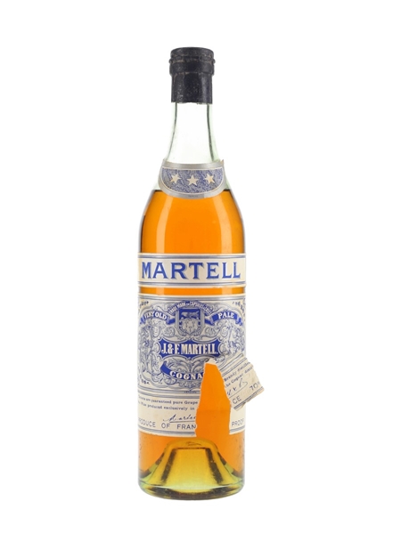 Martell 3 Star VOP Spring Cap Bottled 1940s 70cl / 40%