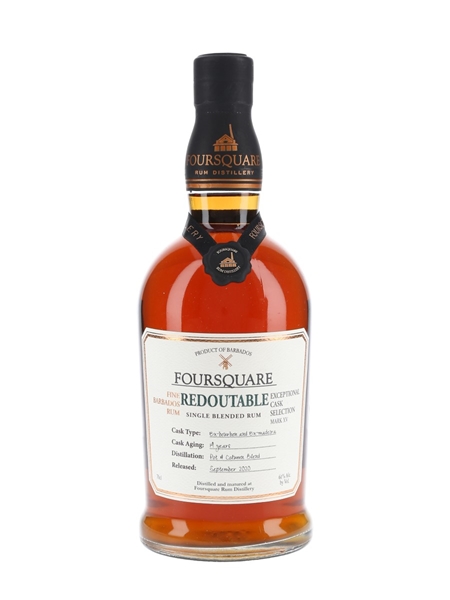 Foursquare Redoutable 14 Year Old Single Blended Rum Bottled 2020 - Exceptional Cask Selection Mark XV 70cl / 61%