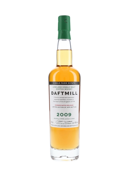 Daftmill 2009 Bottled 2020 - Summer Batch Release 70cl / 46%